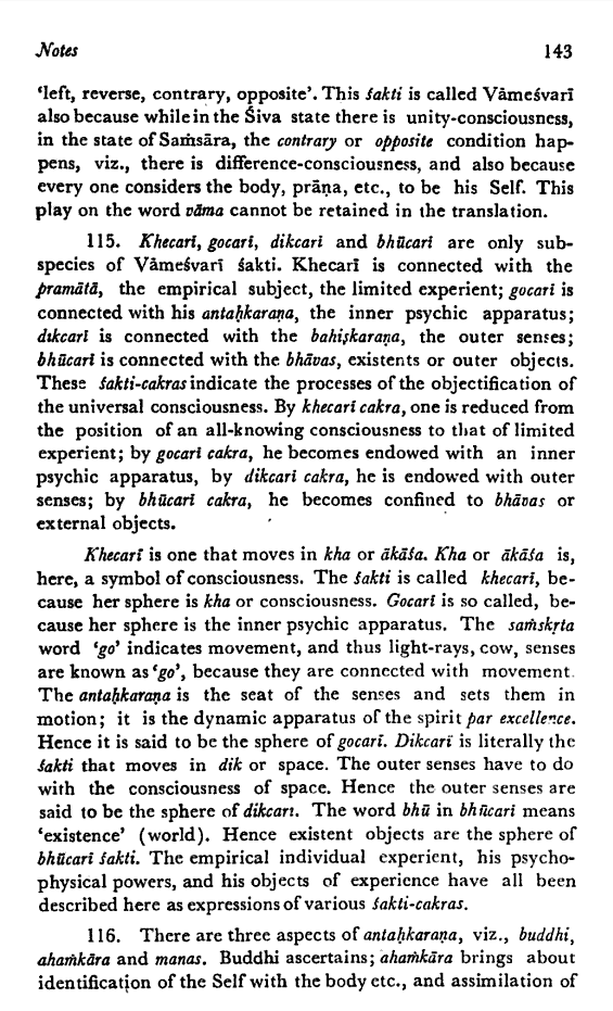 antahkarana as seat of the senses, Jaideva